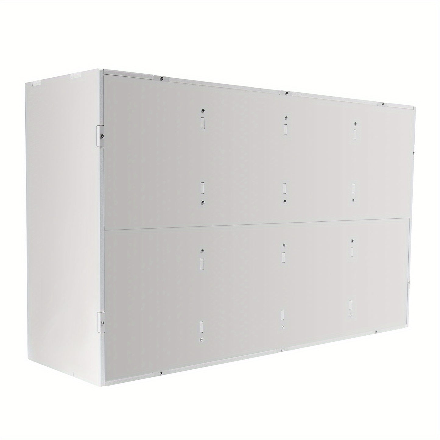 36-vaks PVC Opbergkast – Documenten Organizer – Archiefkast – Bureauhouder – Folderhouder – Wit – Stevig PVC Met Vilten Binnenkant – Compact Modern Design 100x30x61 cm