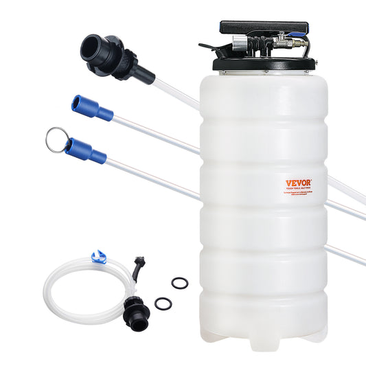 Olieafzuiger – Olie-extractor – Vloeistofafzuiger – Oliepomp – Oliewisselpomp – 15 Liter Tank – Pneumatisch en Handmatig