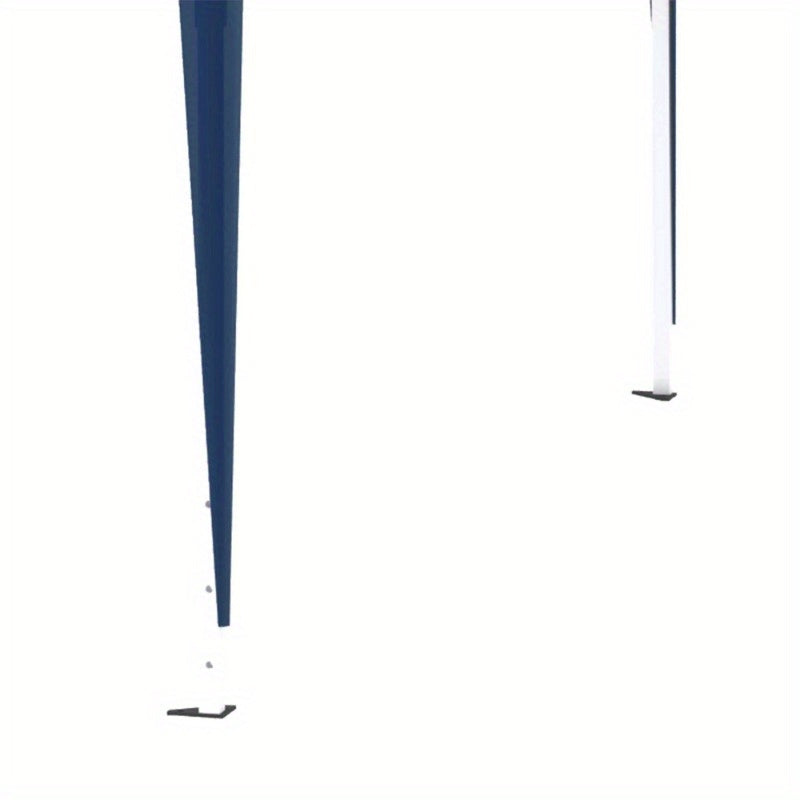 Tuinpaviljoen – Partytent – Pergola – Prieel – Overkapping – Verstelbare Hoogte – Stalen Frame & UV-Bescherming – Opvouwbaar Met Draagtasje – Oxford Polyester Blauw