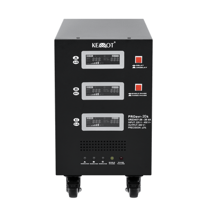 Automatische Driefasige Spanningsstabilisator 20000 VA 3% 230V – Hoogwaardige Spanningregelaar voor Industrie en Bedrijf