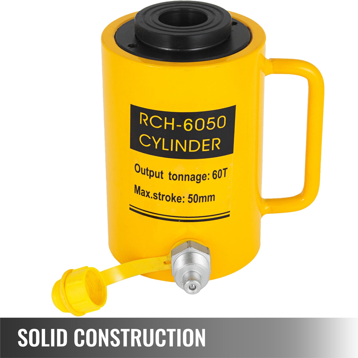 Hydraulische Krik – Hydraulische Cilinder – Hydraulische Ram – Potkrik – Garagekrik – 60 Ton Hefvermogen – Compact Enkelwerkend Ontwerp