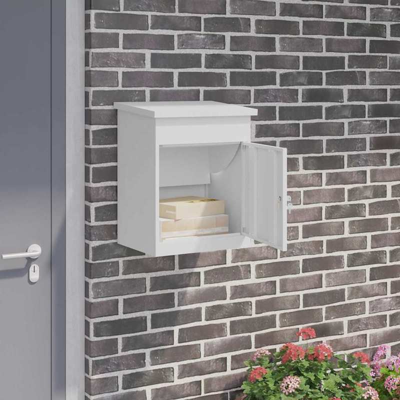 Pakketbox – Pakketbrievenbus – Pakketkluis – Brievenbus – Pakketcontainer – Gegalvaniseerd Staal – Veilig Slot – Weerbestendig Design – 44x35x59 cm
