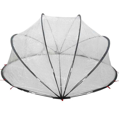 Doorzichtige Pool-Dome – Zwembad Overkapping – Zwembadhoes – Zwembad Bescherming – Zwembad Tent – Ovale Vorm – Duurzaam PVC – Geschikt Voor Alle Seizoenen