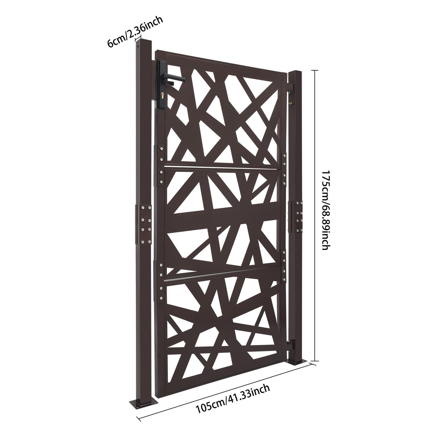 Garden Gate, Outdoor Garden Entrance Gate, Garden Metal Gate