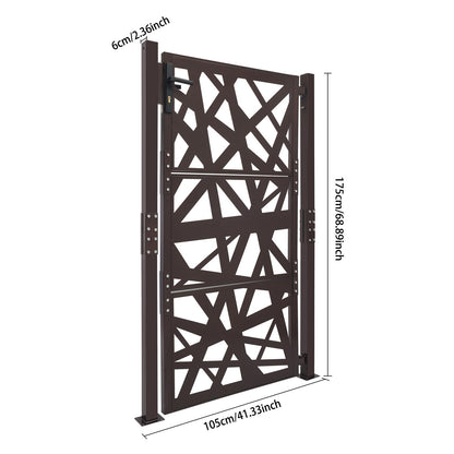 Garden Gate, Outdoor Garden Entrance Gate, Garden Metal Gate