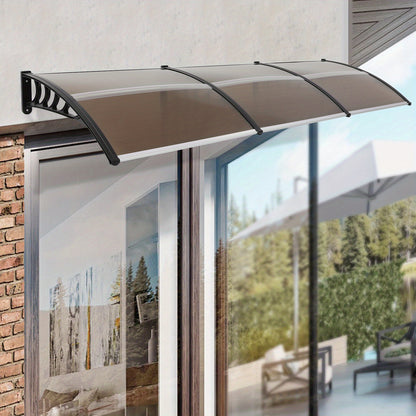 Zonnescherm – Buitenluifel – Raamluifel – Deurluifel – Terrasoverkapping – Weerbestendig Aluminium – 90x300 cm