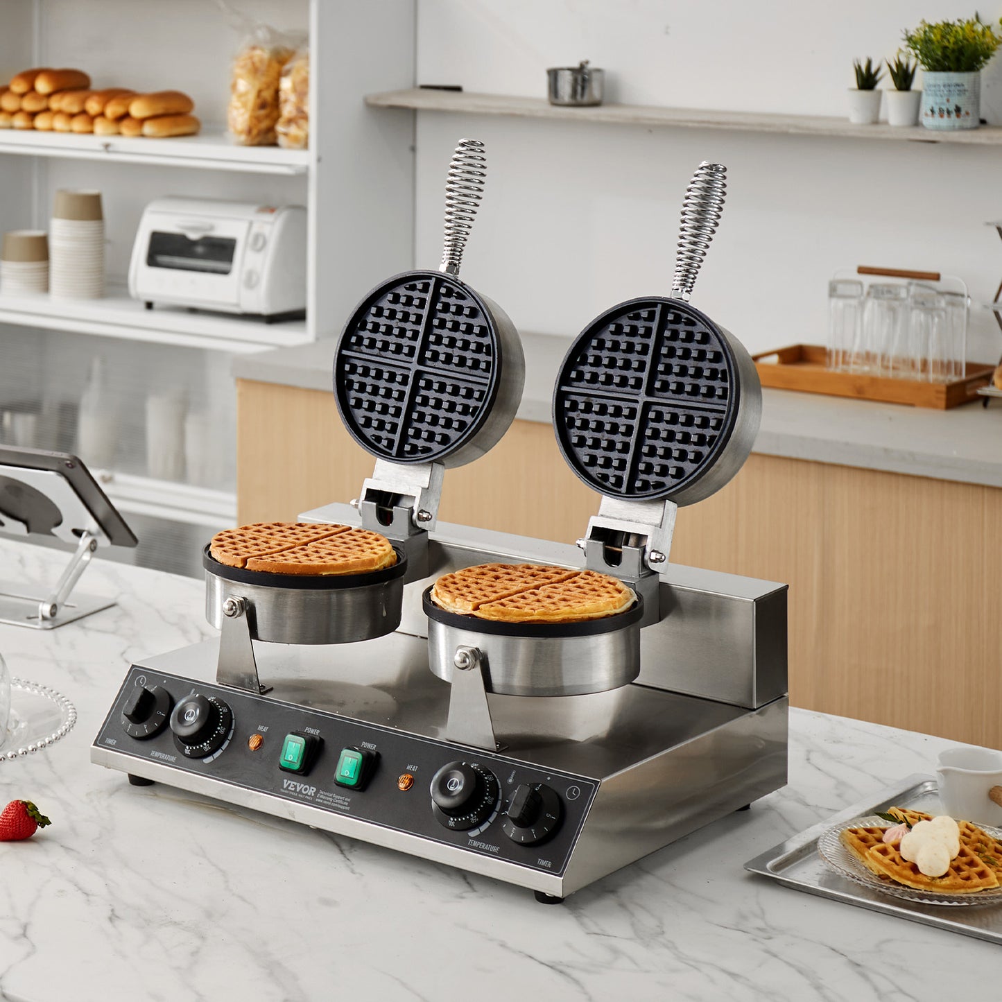 Crepemaker – Pannenkoekenmaker – Crêpe Maker – Pancake Maker – Bakplaat – 40 cm – 3000W Roestvrij Staal