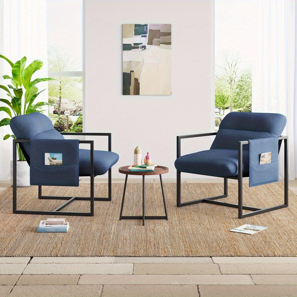 Fauteuil – Armstoel – Lounge Stoel – Accentstoel – Relaxfauteuil – Sherpa Bekleding – Metalen Frame – Comfortabel – 65x78x80 cm