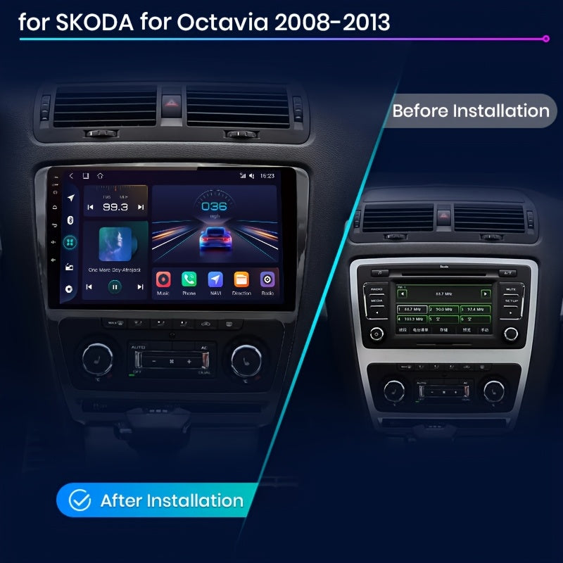 Autoradio – Multimedia Speler – 2-DIN Radio – Car Player – Smart Radio – 9 Inch Touchscreen – 4G Verbinding – Android Auto & CarPlay