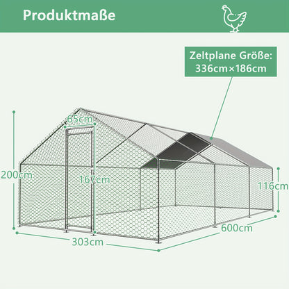 Tuinhuisje – Tuinberging – Tuinschuur – Opslagbox – Gereedschapsschuur – Verzinkt Staal – Waterdicht en Geventileerd – 184x119x186 cm – Grijs/Groen