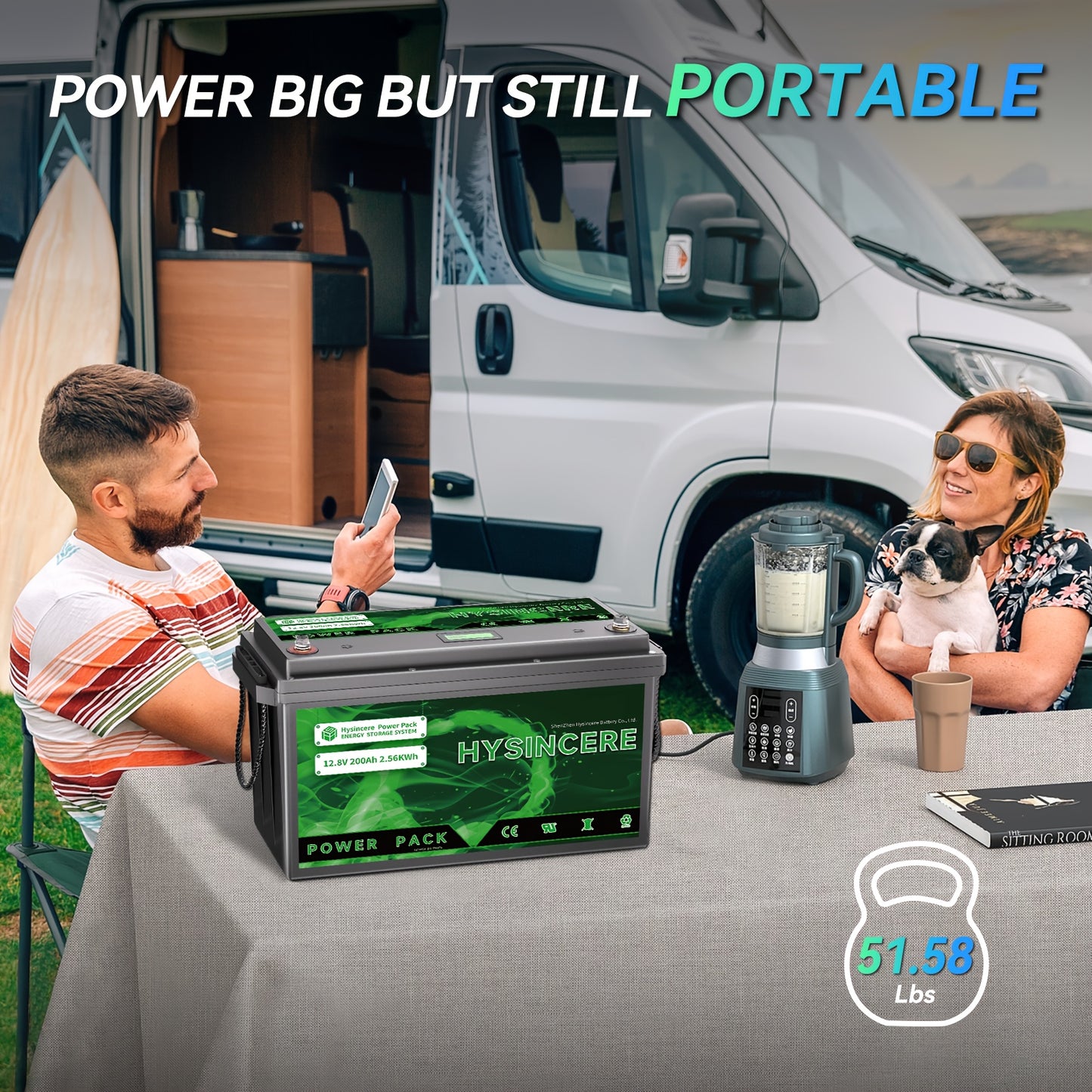 LiFePO4 Accu – Lithium Accu – Bootaccu – Camper Accu – Zonne-energie Accu – 12,8V 100Ah – Geavanceerd BMS – Hoogwaardige A+ Cellen
