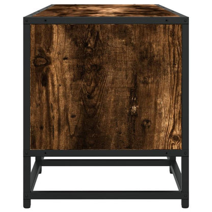 Tv-meubel – Tv-kast – Meubel – Mediawand – Gerookte Eik – 180x35x41 cm – Duurzaam Houten Materiaal