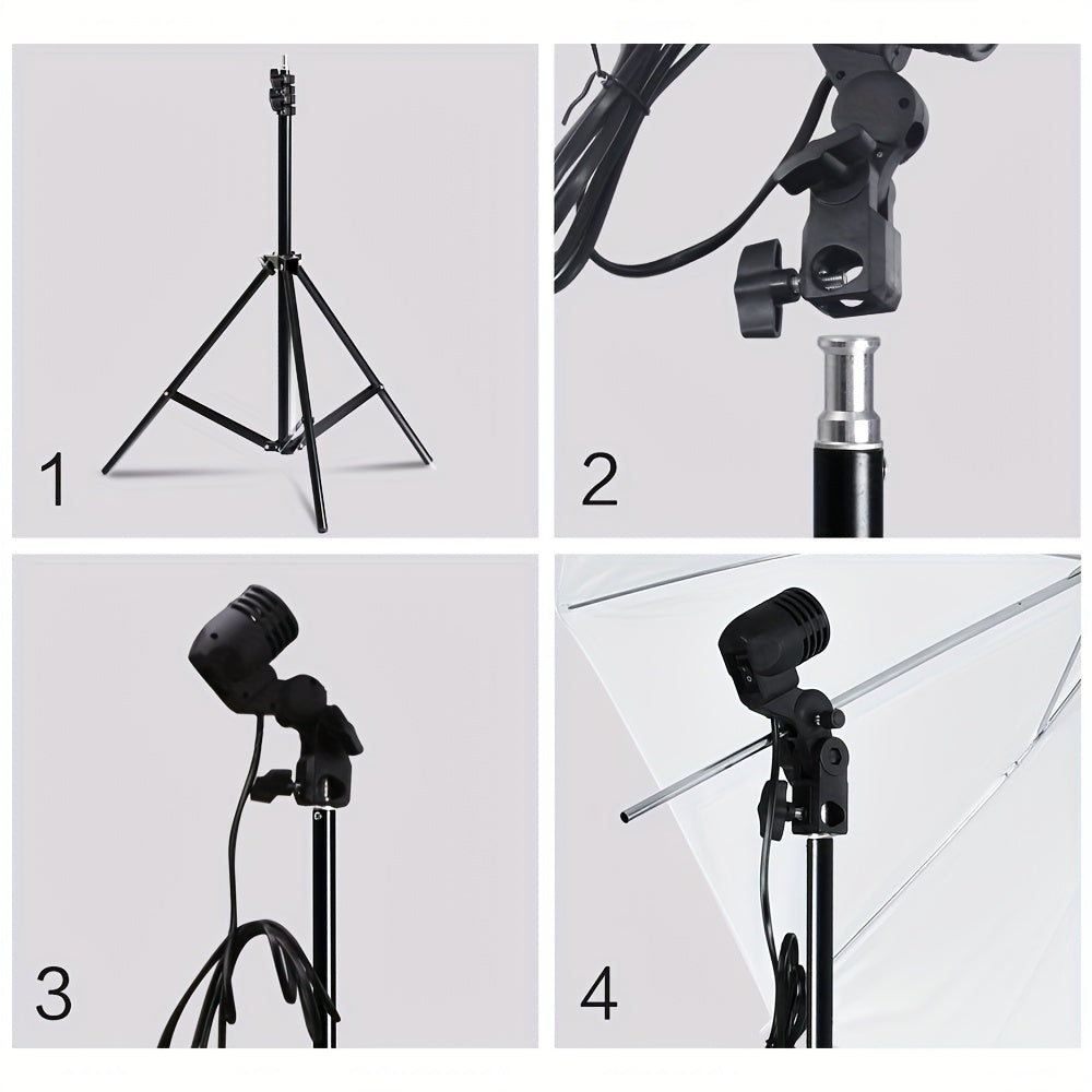 Backdrop Stand – Fotostatief – Background Frame – Verlichtingsstatief – Photoshoot Statief – 2.6x3m Muslin Achtergrond – Stevig Metalen Frame Met Driewielbasis