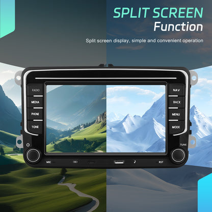 Android 15 Car Radio – Autoradio – Multimedia Systeem – Navigatiesysteem – Touchscreen Radio – 7 Inch Scherm – 6 GB RAM & 128 GB Opslag