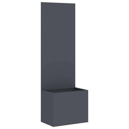 Verticale Plantenbak – Tuinbak – Bloembak – Kruidenbak – Klimplantenkast – Antraciet – Extra Lang 50x140 cm – Duurzaam Koudgewalst Staal