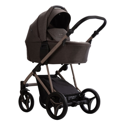 Kinderwagen – Buggy – Wandelwagen – Babywagen – 2-in-1 Multifunctioneel – Schokabsorberende Wielen – Verstelbaar Handvat – Compact Opvouwbaar – Cashmere Kleur