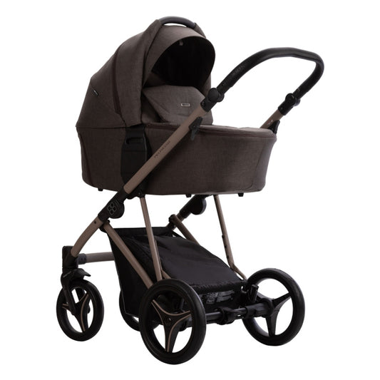 Kinderwagen – Buggy – Wandelwagen – Babywagen – 2-in-1 Multifunctioneel – Schokabsorberende Wielen – Verstelbaar Handvat – Compact Opvouwbaar – Cashmere Kleur