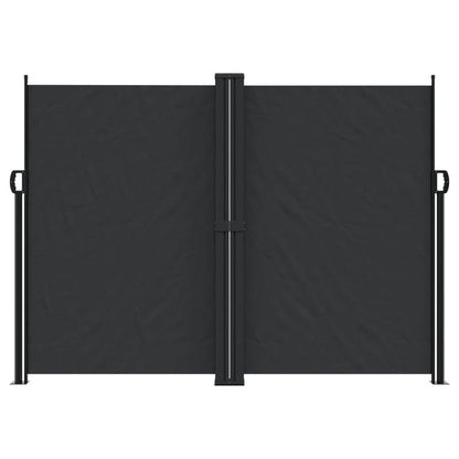 Windscherm – Windafsluiting – Balkonscherm – Terrasscherm – 180 X 600 Cm – Stevig Stalen Frame – Polyester Doek Met PU-Coating - Zwart