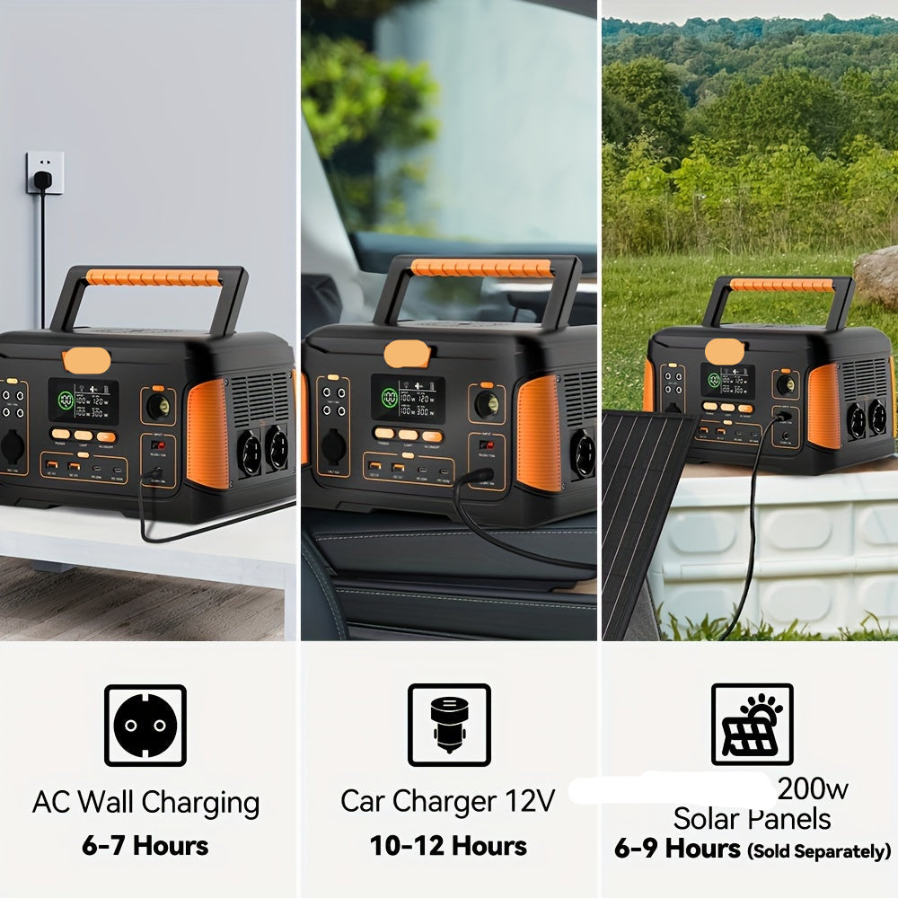 Draagbare Powerstation – Mobiele Accu – Noodstroom – Camping Batterij – 932,4Wh Capaciteit – 1000W Continu Vermogen