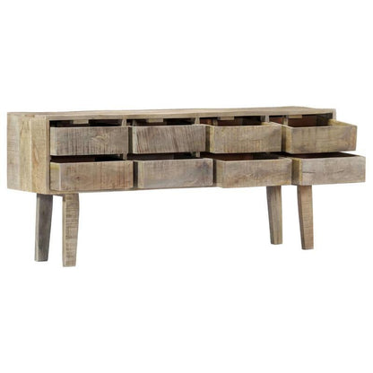 Massief Houten Dressoir – Sideboard – Opbergkast – Kast – Balie – Massief Mangohout – 140x30x60 cm – Verwijderbare Opbergruimte