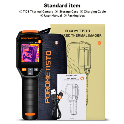 Infrarood Thermische Beeldcamera – Warmtebeeldcamera – Temperatuurscanner – Thermografische Camera – Warmtemeter – Draagbaar Handheld Ontwerp – 240x240 Resolutie & Laserpointer