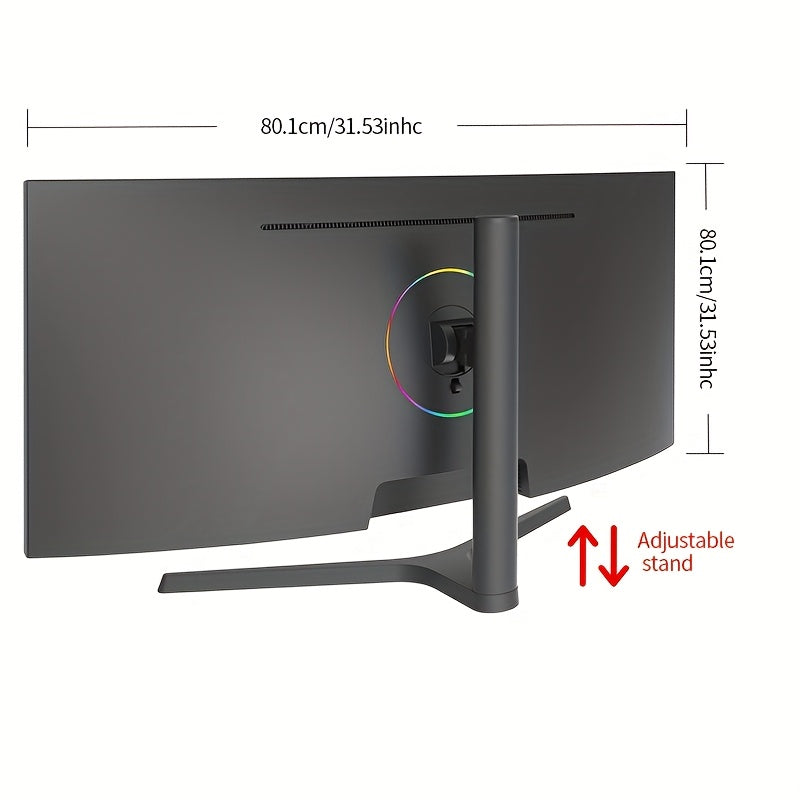 Ultrawide Curved Monitor – Gaming Monitor – PC Scherm – Breedbeeldscherm – Curved Display – 34 Inch UWQHD 3440x1440 – 165Hz Verversingssnelheid – 1500R Curve met FreeSync