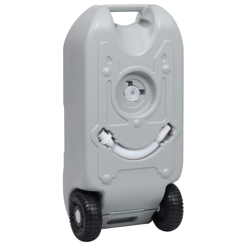 Watercontainer – Watertank – Watervat – Waterreservoir – Wateropslag – 40 Liter Inhoud – Stevig Polypropyleen Met Wielen
