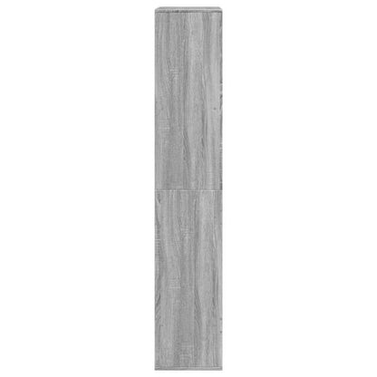 Bookshelf 100X33X175 Cm Made of Treated Wood in Gray Sonoma Oak Color. Vertical Shelves, Sturdy And Durable, Attractive, Ample Storage Space, Smooth Surface, Moisture-Resistant, Warp-Resistant, And Split-Resistant, Suitable f