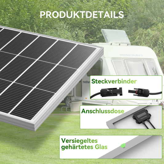 200W Zonnepaneel – Solar Paneel – Monokristallijn Paneel – Zonnecel – Caravan Zonnepaneel – Hoge Efficiëntie – Weerbestendig & Duurzaam