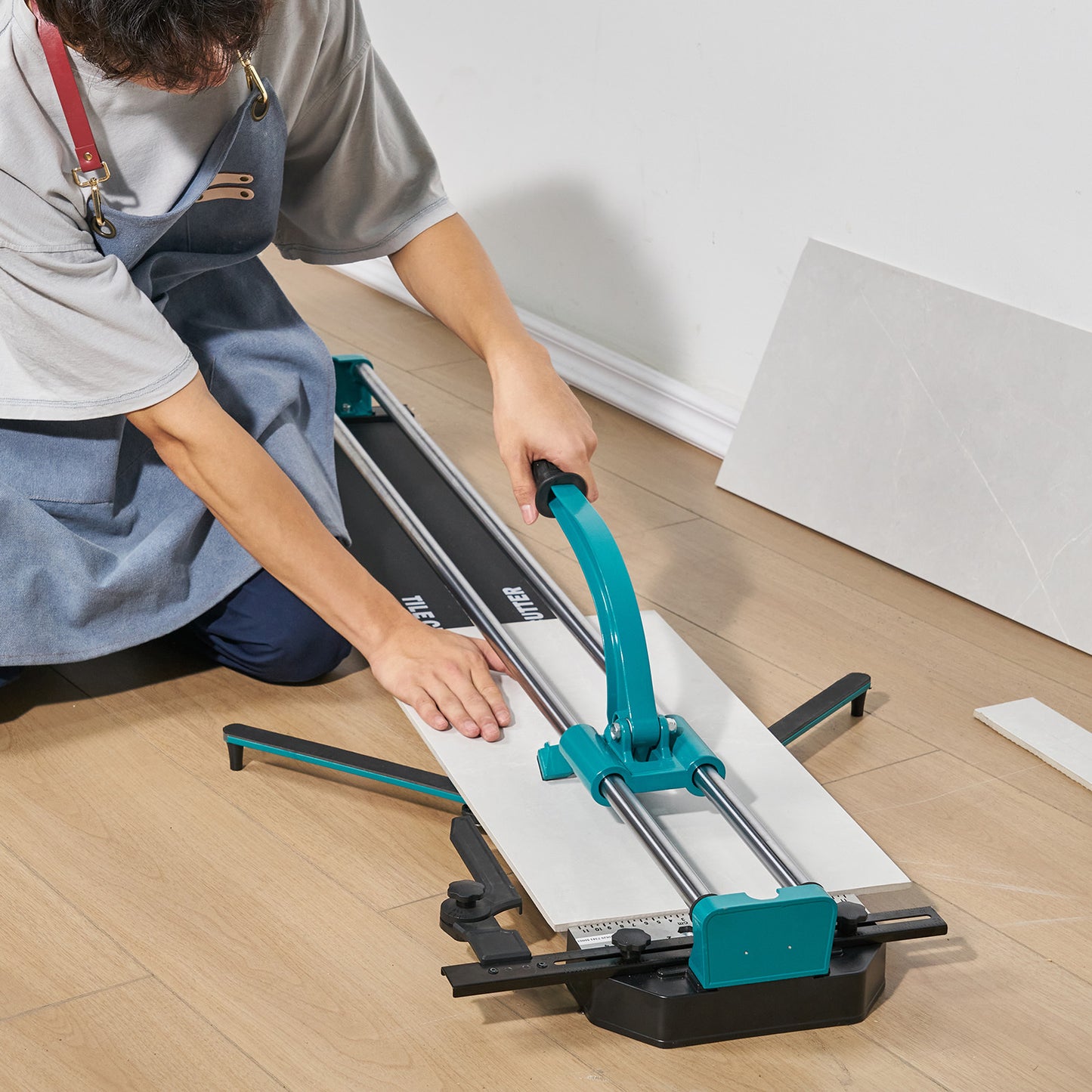 Tegelknipper – Tegelsnijder – Steenknipper – Klinkerknipper – Snijder – 1000 mm Snijlengte – Infrarood Positionering