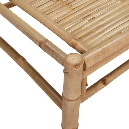 Bamboe Lounge Set – Buitenmeubilair – Tuinmeubilair – 2-Zits Bank – Duurzaam Hard Bamboe – Comfortabele Zithouding