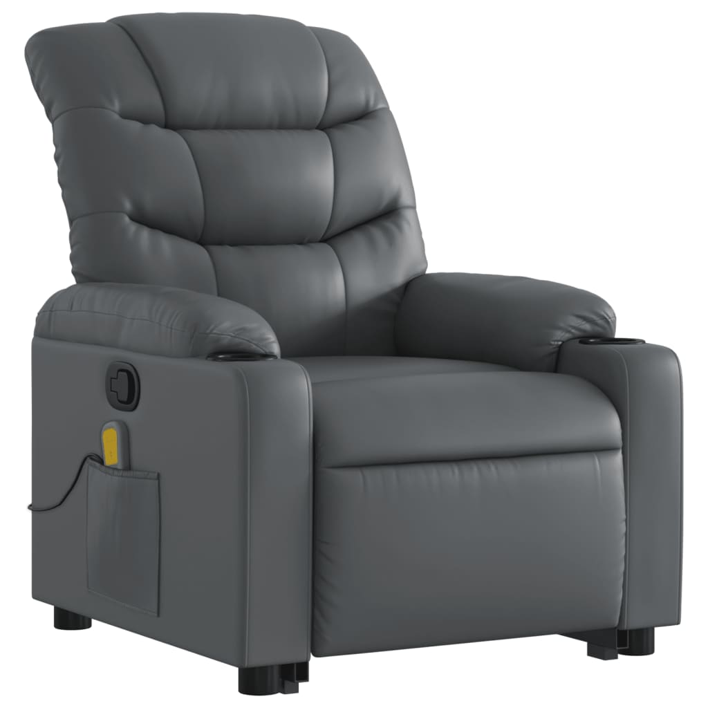 Sta-op Stoel Elektrisch – Verstelbare Fauteuil – Relaxstoel – Elektrische Relaxfauteuil – Stoel Met Sta-op Functie – Kunstleer Bekleding – Tot 135 Graden Verstelbaar