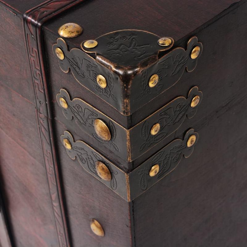 Houten Opbergkist – Opbergbox – Speelgoedkist – Opbergdoos – Opbergbak – Bruin Hout – Afmetingen 66 x 38 x 40 cm – Draagbaar Met Handvatten