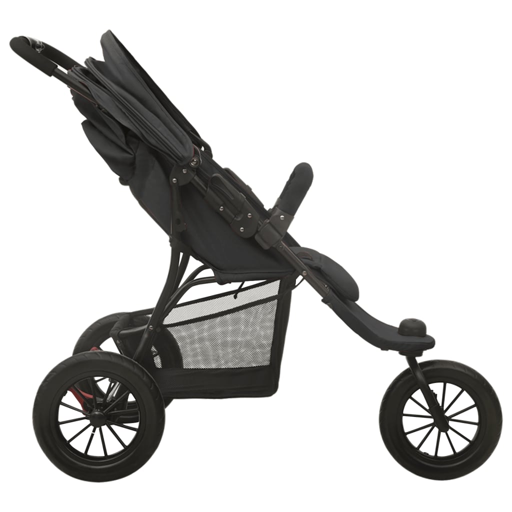 Buggy – Kinderwagen – Wandelwagen – Plooibuggy – Reisbuggy – Lichtgewicht en Compact – One-Hand Fold Mechanisme – Verstelbare Rugleuning – Antraciet