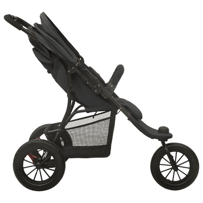 Buggy – Kinderwagen – Wandelwagen – Plooibuggy – Reisbuggy – Lichtgewicht en Compact – One-Hand Fold Mechanisme – Verstelbare Rugleuning – Antraciet