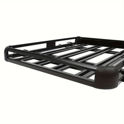 Universal Aluminium Car Roof Rack Basket Cargo Luggage Carrier Adjustable 140cm