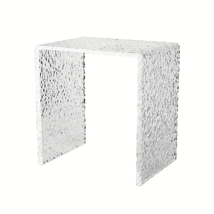 Bijzettafel – Side Table – Salontafel – Nachtkastje – Banktafel – Transparant Acryl – Compact & Stevig – 42x40x29 cm