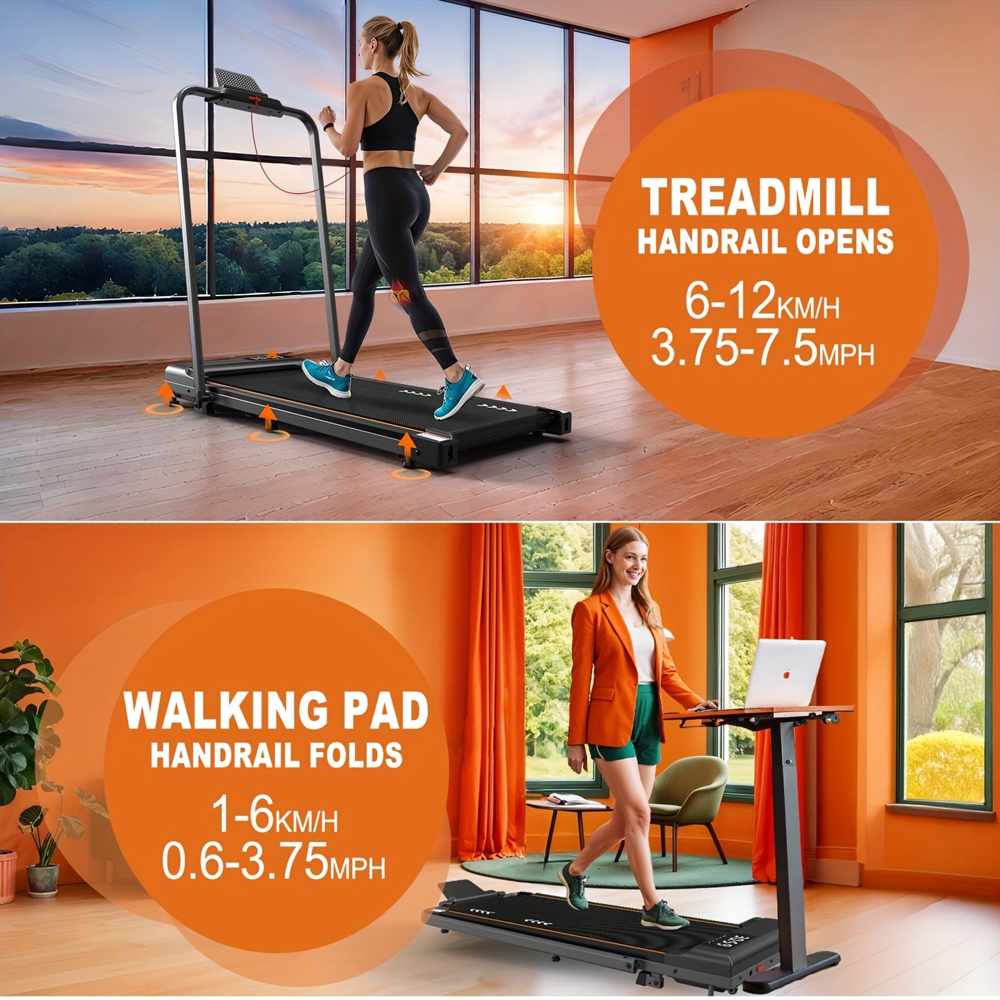 Loopband – Wandelband – Treadmill – Wandelmachine – Fitnessapparaat – 2,5 PK Motor – Inklapbaar Met Hellingfunctie