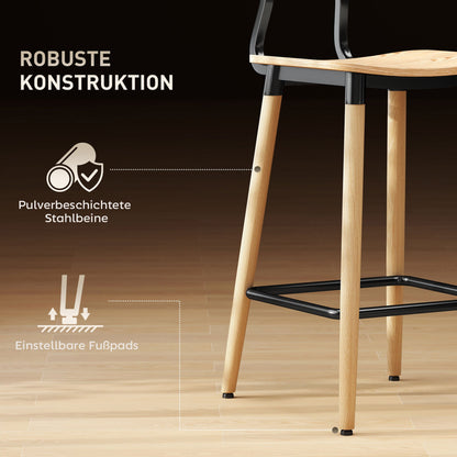 Vloerkleed – Tapijt – Karpet – Kleed – Mat – Crème Wit – Machinegeweven – 15 mm Hoog – Antislip