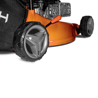 Grasmaaier – Robotmaaier – Gazonmaaier – Duwmaaier – Elektrische Maaier – 132cc 4-Takt Benzinemotor – 400 mm Stalen Maaimes