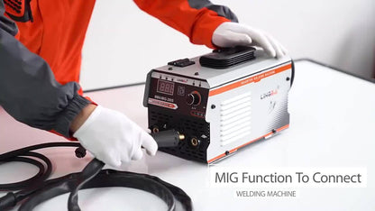 Lasapparaat – Mig lasmachine – Elektrode lasmachine – Inverter lasapparaat – MMA lasmachine – Draagbaar en Lichtgewicht – Automatische Draadvoeding zonder Gas
