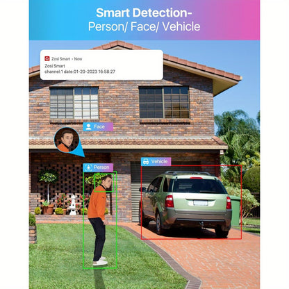 4K Beveiligingscamera Set – Outdoor IP Camera – Surveillance Camera – Veiligheidscamera – Bewakingscamera – PoE Aansluiting – AI Detectie & Spotlight