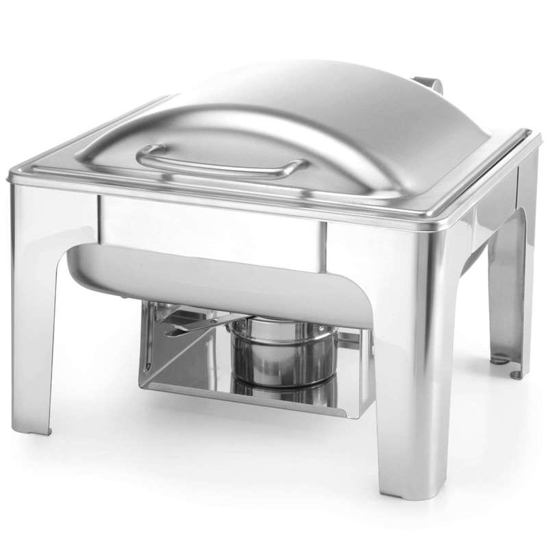 Satin Steel GN 1/2 Pasta Dish Warmer with Candle