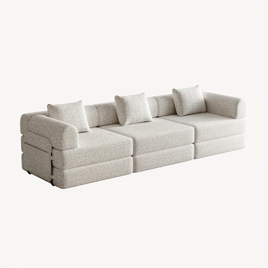 Bedbank – Slaapbank – Logeerbed – Sofa Bed – Bankbed – 2-in-1 Chenille Slaapbank Met Opbergruimte – Stevig Metaalframe & Comfortabele Stof