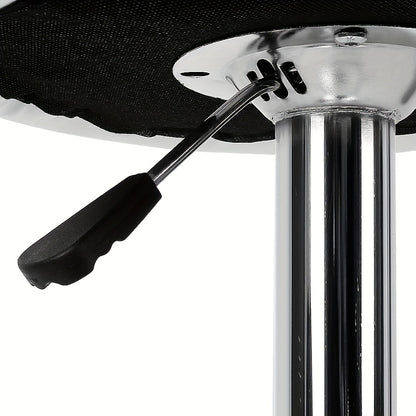 Barstoel – Barkruk – Keukenstoel – Barstoelset – Kruk – Kunstleer Bekleding – Verstelbare Zithoogte 85-105 cm – 360° Draaibaar Met Metalen Onderstel