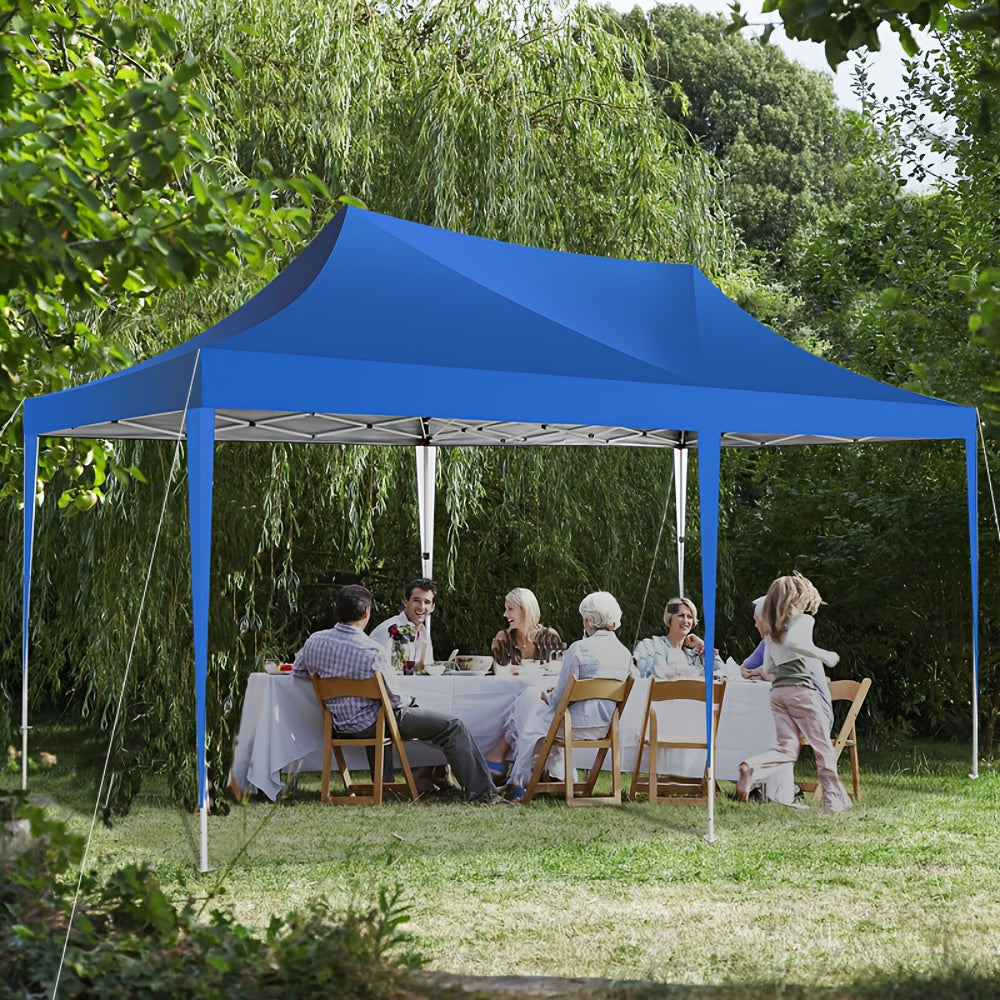 Feesttent – Partytent – Paviljoen – Schaduwtent – Tuintent – Pop-up Tent 3,05x6,1 m – Waterdicht & Verstelbare Hoogte