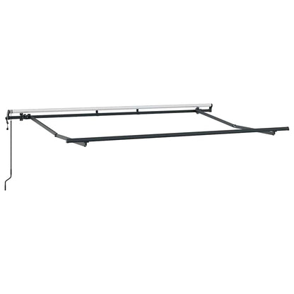 Opvouwbaar Zonnescherm Frame – Zonnescherm Frame – Schaduwdoek Frame – Terras Schaduw – Buiten Zonwering – Duurzaam Metaal – 3,5x2 Meter Antraciet