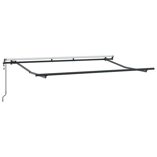 Opvouwbaar Zonnescherm Frame – Zonnescherm Frame – Schaduwdoek Frame – Terras Schaduw – Buiten Zonwering – Duurzaam Metaal – 3,5x2 Meter Antraciet