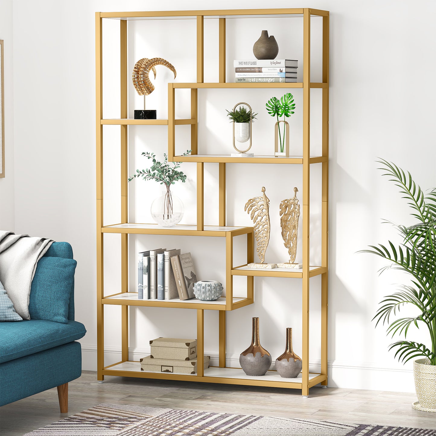 Ovale Eettafel – Houten Tafel – Landelijke Eettafel – Keukentafel – Tafel Voor 4-6 Personen – Walnootkleur – Stevig Houten Blad – Gedraaide Robuuste Poot