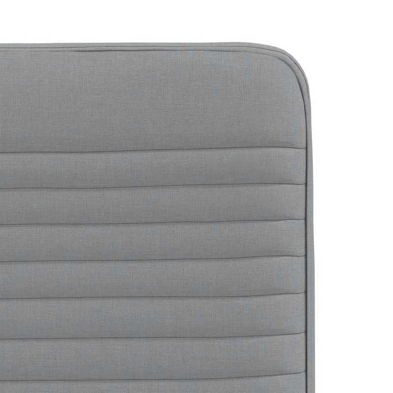Eetkamerstoel – Keukenstoel – Woonkamerstoel – Bureaustoel – Retro Stoel – Set Van 2 – Lichtgrijs Stof – Comfortabel Schuim